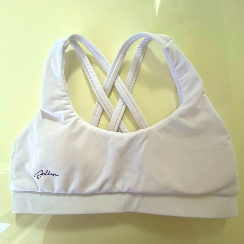 White Sports Bra Size Small